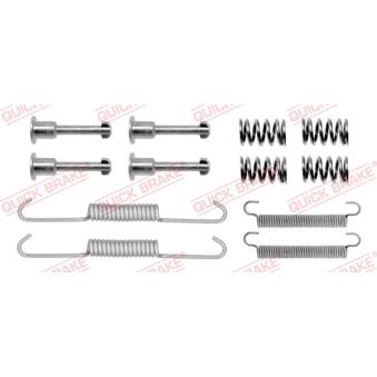 Kit d'accessoires, mâchoires de frein de stationnement QUICK BRAKE [105-0690]