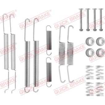 Kit d'accessoires, mâchoire de frein QUICK BRAKE 105-0726 pour RENAULT R11 1.9 TDI - 110cv