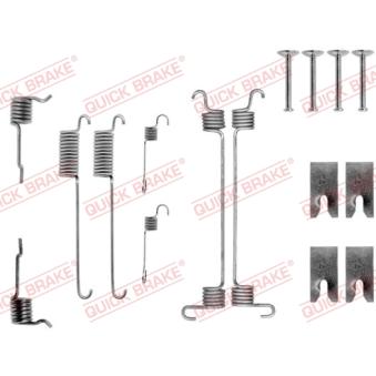 Kit d'accessoires, mâchoire de frein QUICK BRAKE [105-0731]