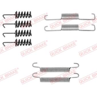 Kit d'accessoires, mâchoires de frein de stationnement QUICK BRAKE [105-0774]