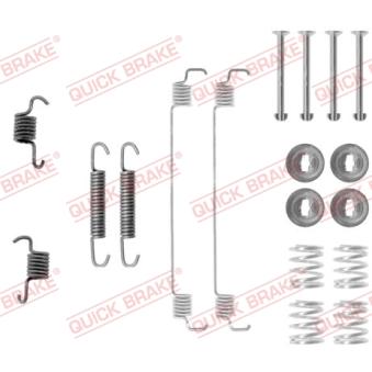 Kit d'accessoires, mâchoire de frein QUICK BRAKE [105-0777]