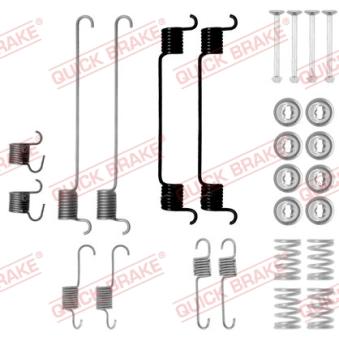 Kit d'accessoires, mâchoire de frein QUICK BRAKE 105-0802 pour MAZDA DEMIO 1.5 16V - 75cv