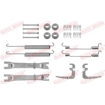 Kit d'accessoires, mâchoire de frein QUICK BRAKE 105-0806S pour FORD TRANSIT 2.3 16V - 146cv