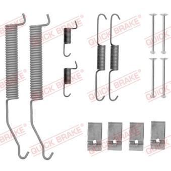 Kit d'accessoires, mâchoire de frein QUICK BRAKE 105-0812 pour FORD RANGER 2.5 TD - 84cv