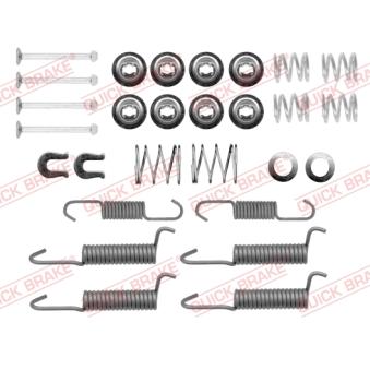 Kit d'accessoires, mâchoires de frein de stationnement QUICK BRAKE [105-0821]