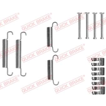 Kit d'accessoires, mâchoires de frein de stationnement QUICK BRAKE [105-0839]