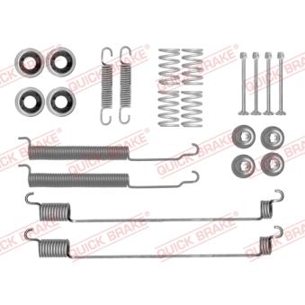 Kit d'accessoires, mâchoire de frein QUICK BRAKE [105-0843]