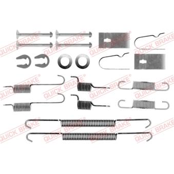 Kit d'accessoires, mâchoire de frein QUICK BRAKE 105-0847 pour KIA PICANTO 1.0 - 63cv