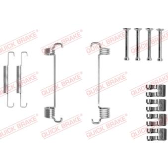 Kit d'accessoires, mâchoires de frein de stationnement QUICK BRAKE [105-0851]