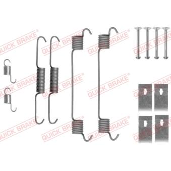 Kit d'accessoires, mâchoire de frein QUICK BRAKE 105-0860 pour FORD TRANSIT 2.0 TD Intercooler - 87cv Kit d'accessoires, mâchoire de frein QUICK BRAKE 105-0860 pour FORD TRANSIT 2.0 TD Intercooler - 87cv