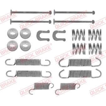 Kit d'accessoires, mâchoire de frein QUICK BRAKE 105-0870 pour TOYOTA LAND CRUISER 4.0 - 156cv