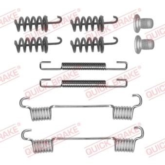 Kit d'accessoires, mâchoires de frein de stationnement QUICK BRAKE 105-0874 pour MAZDA 5 E 300 - 252cv