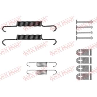 Kit d'accessoires, mâchoires de frein de stationnement QUICK BRAKE [105-0881]