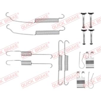 Kit d'accessoires, mâchoire de frein QUICK BRAKE [105-0882]