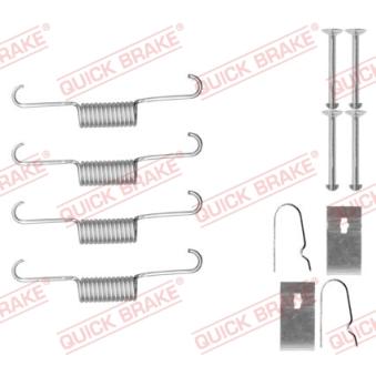Kit d'accessoires, mâchoires de frein de stationnement QUICK BRAKE 105-0884 pour HONDA ACCORD 2.2 i-DTEC - 180cv