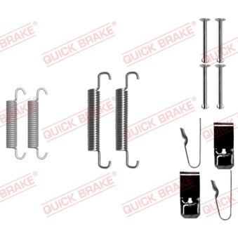 Kit d'accessoires, mâchoires de frein de stationnement QUICK BRAKE [105-0890]