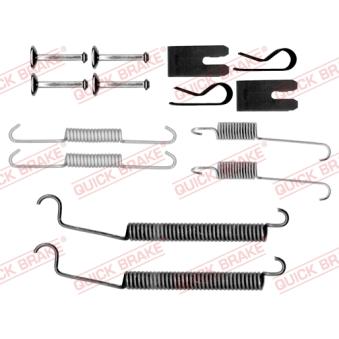 Kit d'accessoires, mâchoire de frein QUICK BRAKE 105-0891 pour SEAT LEON 1.1 - 64cv