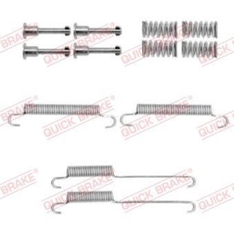 Kit d'accessoires, mâchoires de frein de stationnement QUICK BRAKE [105-0892]
