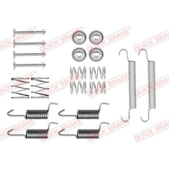 Kit d'accessoires, mâchoires de frein de stationnement QUICK BRAKE [105-0899]