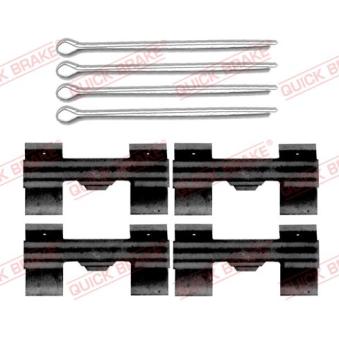 Kit d'accessoires, plaquette de frein à disque QUICK BRAKE 109-0009 pour FORD TRANSIT 2.0 - 78cv