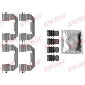 Kit d'accessoires, plaquette de frein à disque QUICK BRAKE 109-0011 pour CITROEN AMI 1.6 E-torQ - 110cv