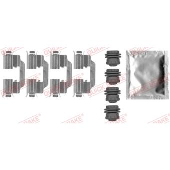Kit d'accessoires, plaquette de frein à disque QUICK BRAKE 109-0012 pour MERCEDES-BENZ CLASSE E 1.2 - 69cv