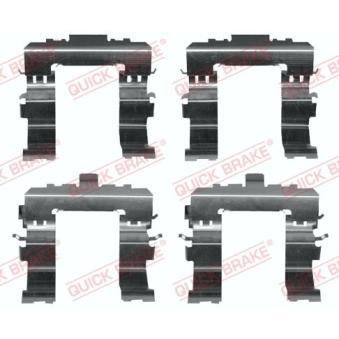 Kit d'accessoires, plaquette de frein à disque QUICK BRAKE 109-0020 pour SMART FORFOUR 1.6 Ti - 110cv Kit d'accessoires, plaquette de frein à disque QUICK BRAKE 109-0020 pour SMART FORFOUR 1.6 Ti - 110cv