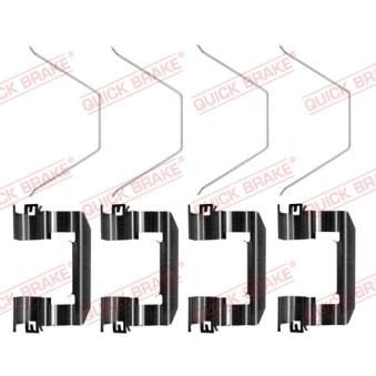 Kit d'accessoires, plaquette de frein à disque QUICK BRAKE [109-0021]