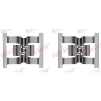 Kit d'accessoires, plaquette de frein à disque QUICK BRAKE [109-0031]