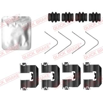 Kit d'accessoires, plaquette de frein à disque QUICK BRAKE [109-0034]