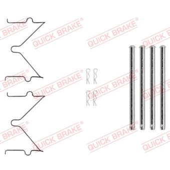 Kit d'accessoires, plaquette de frein à disque QUICK BRAKE [109-0040]