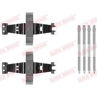 Kit d'accessoires, plaquette de frein à disque QUICK BRAKE 109-0042 pour CHEVROLET BLAZER E 200 EQ Boost - 197cv Kit d'accessoires, plaquette de frein à disque QUICK BRAKE 109-0042 pour CHEVROLET BLAZER E 200 EQ Boost - 197cv