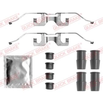 Kit d'accessoires, plaquette de frein à disque QUICK BRAKE 109-0044 pour FORD TRANSIT CONNECT 1.5 EcoBlue - 75cv