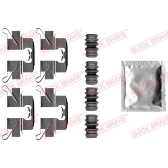 Kit d'accessoires, plaquette de frein à disque QUICK BRAKE 109-0047