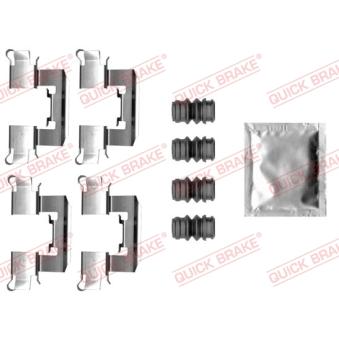 Kit d'accessoires, plaquette de frein à disque QUICK BRAKE 109-0062 pour MERCEDES-BENZ CLASSE E 1.2 - 69cv