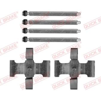 Kit d'accessoires, plaquette de frein à disque QUICK BRAKE 109-0076