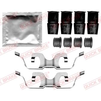 Kit d'accessoires, plaquette de frein à disque QUICK BRAKE 109-0085 pour AUDI A4 2.0 TFSI - 190cv