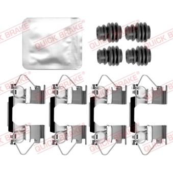 Kit d'accessoires, plaquette de frein à disque QUICK BRAKE 109-0091