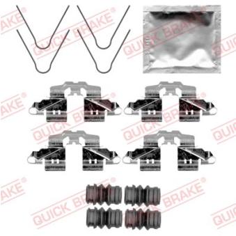 Kit d'accessoires, plaquette de frein à disque QUICK BRAKE 109-0098 pour RENAULT CLIO 1.5 dCi 110 - 110cv
