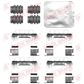 Kit d'accessoires, plaquette de frein à disque QUICK BRAKE 109-0127 pour BMW i4 eDrive40 - 340cv