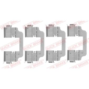 Kit d'accessoires, plaquette de frein à disque QUICK BRAKE [109-0153]