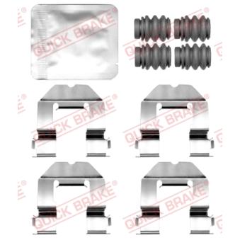Kit d'accessoires, plaquette de frein à disque QUICK BRAKE 109-0162 pour OPEL MOKKA / MOKKA X sDrive 20 i - 163cv