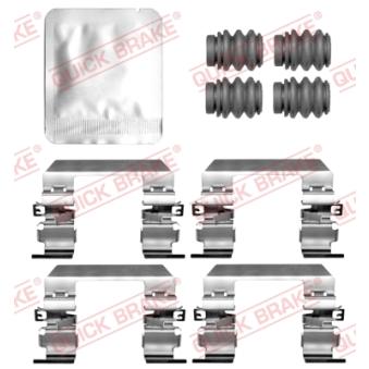 Kit d'accessoires, plaquette de frein à disque QUICK BRAKE [109-0176]