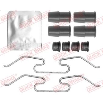Kit d'accessoires, plaquette de frein à disque QUICK BRAKE 109-0179 pour LEXUS IS E-Tech EV40 - 131cv Kit d'accessoires, plaquette de frein à disque QUICK BRAKE 109-0179 pour LEXUS IS E-Tech EV40 - 131cv