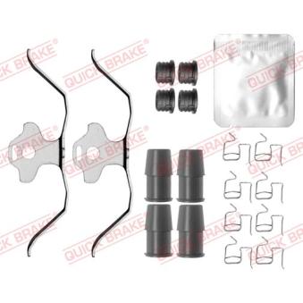 Kit d'accessoires, plaquette de frein à disque QUICK BRAKE 109-0181 pour OPEL COMBO 1.0 TSI - 110cv