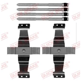 Kit d'accessoires, plaquette de frein à disque QUICK BRAKE 109-0203 pour BMW X2 sDrive 18 i - 140cv