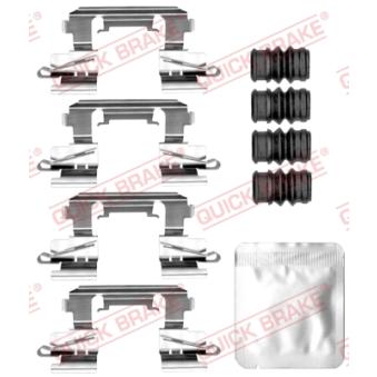 Kit d'accessoires, plaquette de frein à disque QUICK BRAKE 109-0210 pour RENAULT R5 E-Tech 120 - 122cv