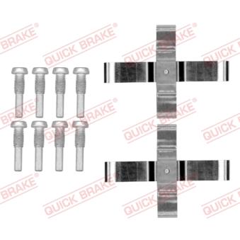 Kit d'accessoires, plaquette de frein à disque QUICK BRAKE 109-0220 pour FORD FOCUS 2.0 TFSI - 252cv