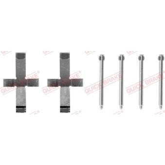 Kit d'accessoires, plaquette de frein à disque QUICK BRAKE 109-0911