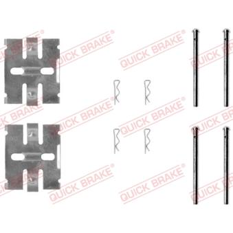 Kit d'accessoires, plaquette de frein à disque QUICK BRAKE 109-0932